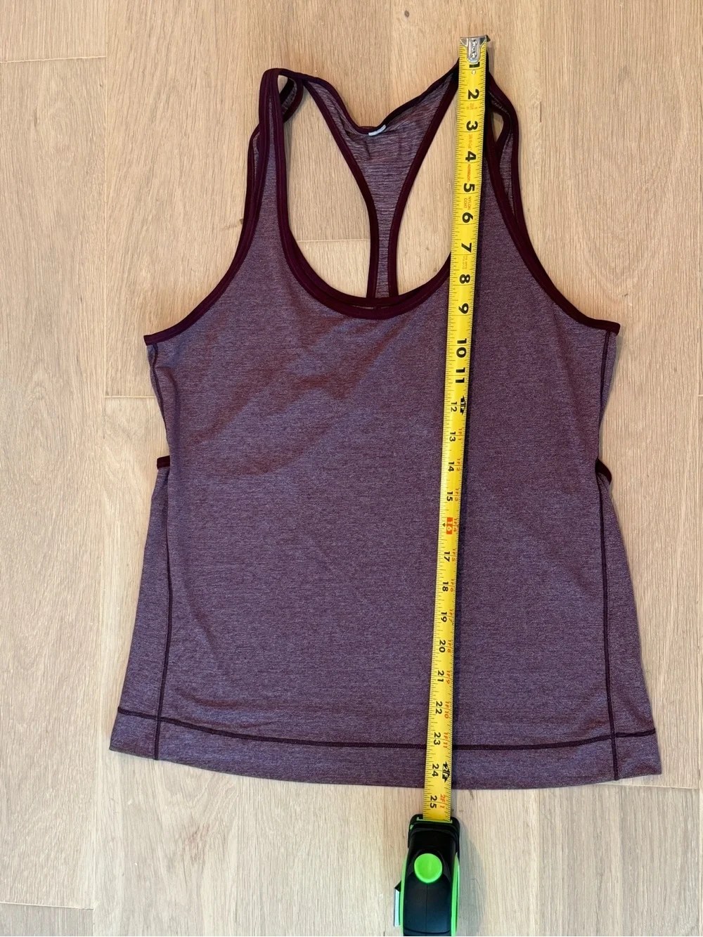 Lululemon Run The Day Tank Top Heathered Adobe Red Size 4 Small